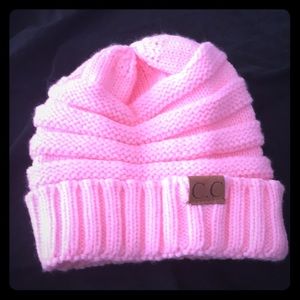 Pink beanie